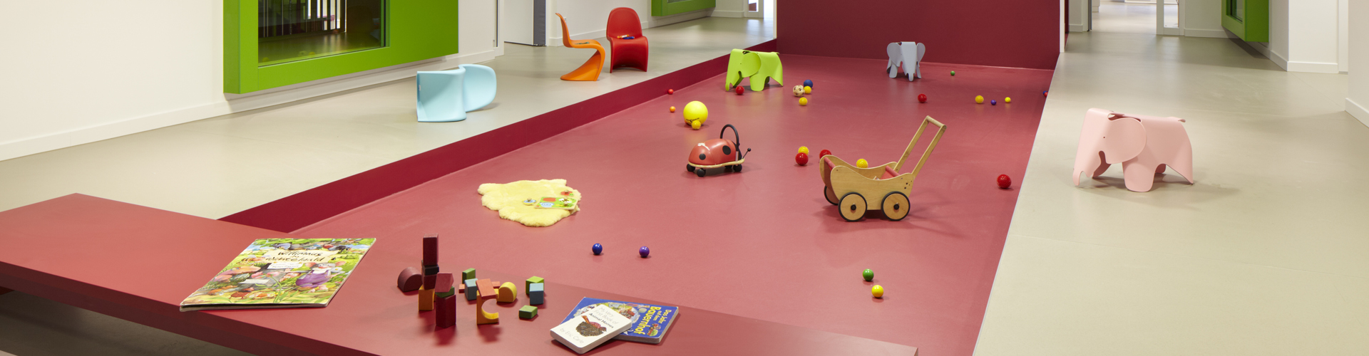 plastic floor banner